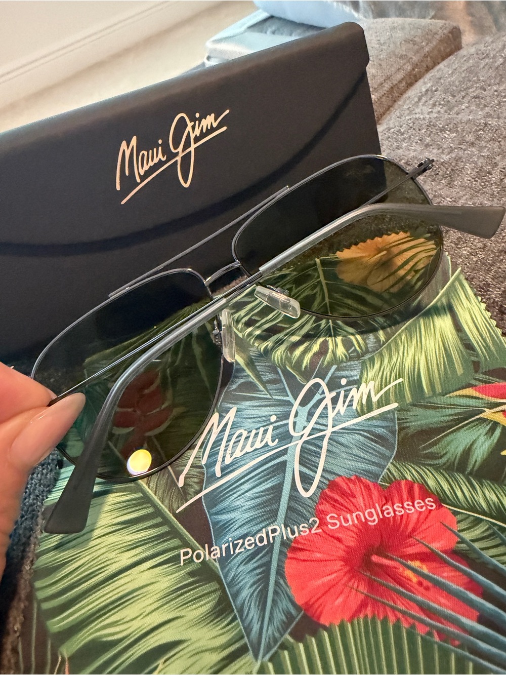 **NWT Maui Jim Hau'oli XL Unisex Aviator sunglasses - Picture 4 of 6